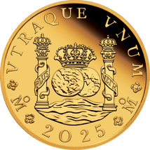 1 Unze Gold Pillar Dollar 225. Jubiläum Proclamation Coin 2025 (Auflage: 250 | Polierte Platte)
