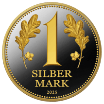 1 Unze Silbermark (Auflage: 2.500 | teilvergoldet | Polierte Platte)