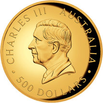 5 Unze Gold Kookaburra 2025 (Auflage: 50 | Polierte Platte | High Relief)