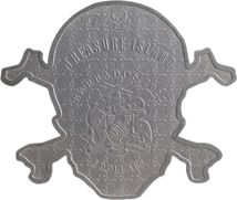 5 Unze Silber Treasure Island Skull 2022 (Auflage: 1.500 | High Relief)