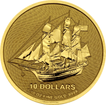 1/10 Unze Gold Cook Islands 2020