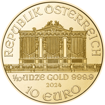 1/2 Unze Gold Wiener Philharmoniker 2024