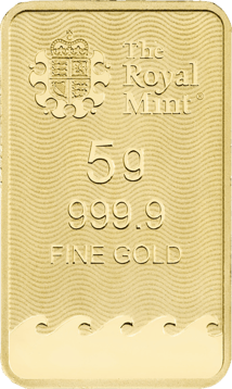 5g Goldbarren Britannia The Royal Mint