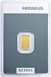 1g Kinebar® Goldbarren Heraeus