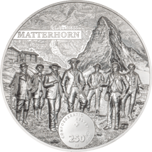 2 kg Silber Matterhorn 2025 (Auflage: 50 | High Relief | Polierte Platte)