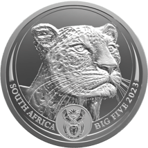 1 kg Silber Big Five II Leopard 2023 (Auflage: 100)