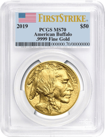 1 Unze Gold Buffalo 2019 (MS-70 PCGS | FS (First Strike))