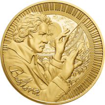 1 Unze Gold Inspirierende Ikonen Ludwig van Beethoven 2024 (Auflage: 100)