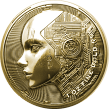 1 Unze Gold AI Coin 2025 (Auflage: 1.000 | Prooflike)