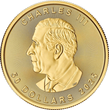 1 Unze Gold Maple Leaf 2025