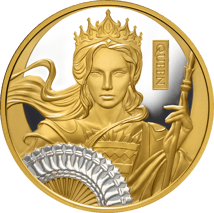 1 Unze Gold Schachfiguren Dame 2025 (Auflage: 99 | Polierte Platte | Platiniert)