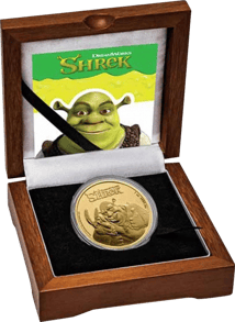 1 Unze Gold Shrek 2021 (Auflage: 200)