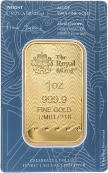 1 Unze Goldbarren The Royal Mint Britannia