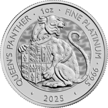 1 Unze Platin Tudor Beasts Queen's Panther 2025