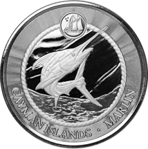 1 Unze Silber Cayman Islands Marlin Speerfisch 2024 (Auflage: 25.000)