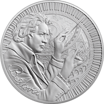 1 Unze Silber Inspirierende Ikonen Ludwig van Beethoven 2024 (Auflage: 10.000)