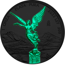 1 Unze Silber Libertad 2022 Glow in the Dark Edition (Auflage: 100 | Ruthenium)