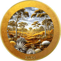 1 Unze Silber Tierwelt Australiens Koala 2024 (Auflage: 50 | teilvergoldet)