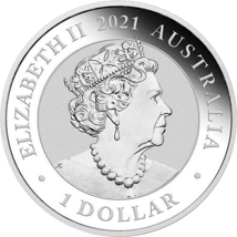 1 Unze Silber Perth Mint Schwan 2021 (Auflage: 25.000)