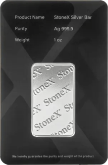 1 Unze Silberbarren StoneX