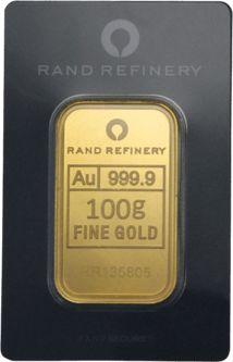 100g Elefanten Goldbarren (Rand Refinery)