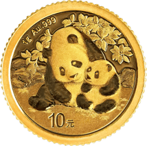 1g Gold China Panda 2024