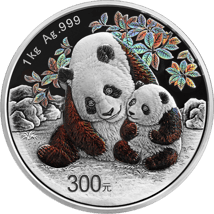 1 kg Silber China Panda 2024 PP (Polierte Platte | Auflage: 10.000)