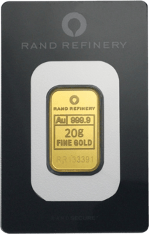 20g Elefanten Goldbarren (Rand Refinery)