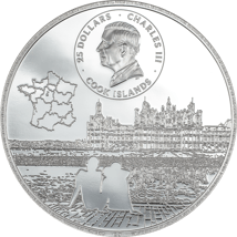 5 Unze Silber Chateau de Chambord 2024 (Auflage: 500 | High Relief | Polierte Platte)