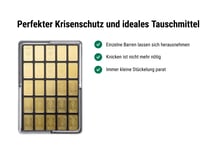 50 x 1g Goldbarren Heimerle und Meule UnityBar