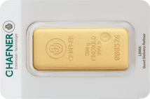 500g Goldbarren C. Hafner