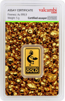 5g Goldbarren Responsible-Gold (Auropelli)