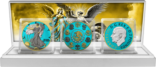 Tiffany Blue Gold Nugget Silber Set 2024 (Auflage: 50 | inkl. 3 Goldnuggets)