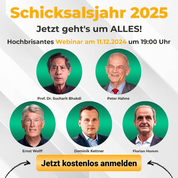 Schicksalsjahr 2025 - Webinar am 11.12.24 um 19:00 Uhr