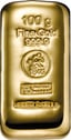 100g Goldbarren Heimerle und Meule (gegossen)