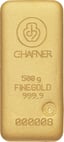 500g Goldbarren C. Hafner