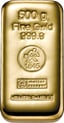 500g Goldbarren Heimerle und Meule (gegossen)